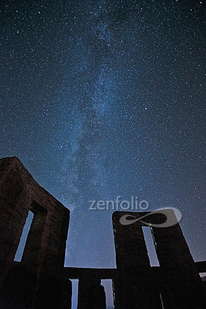 The Milky Way at Stonehenge, Maryville WA--2