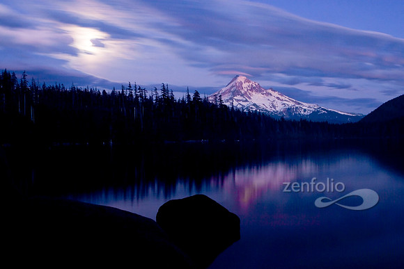 Moon over Lost Lake
